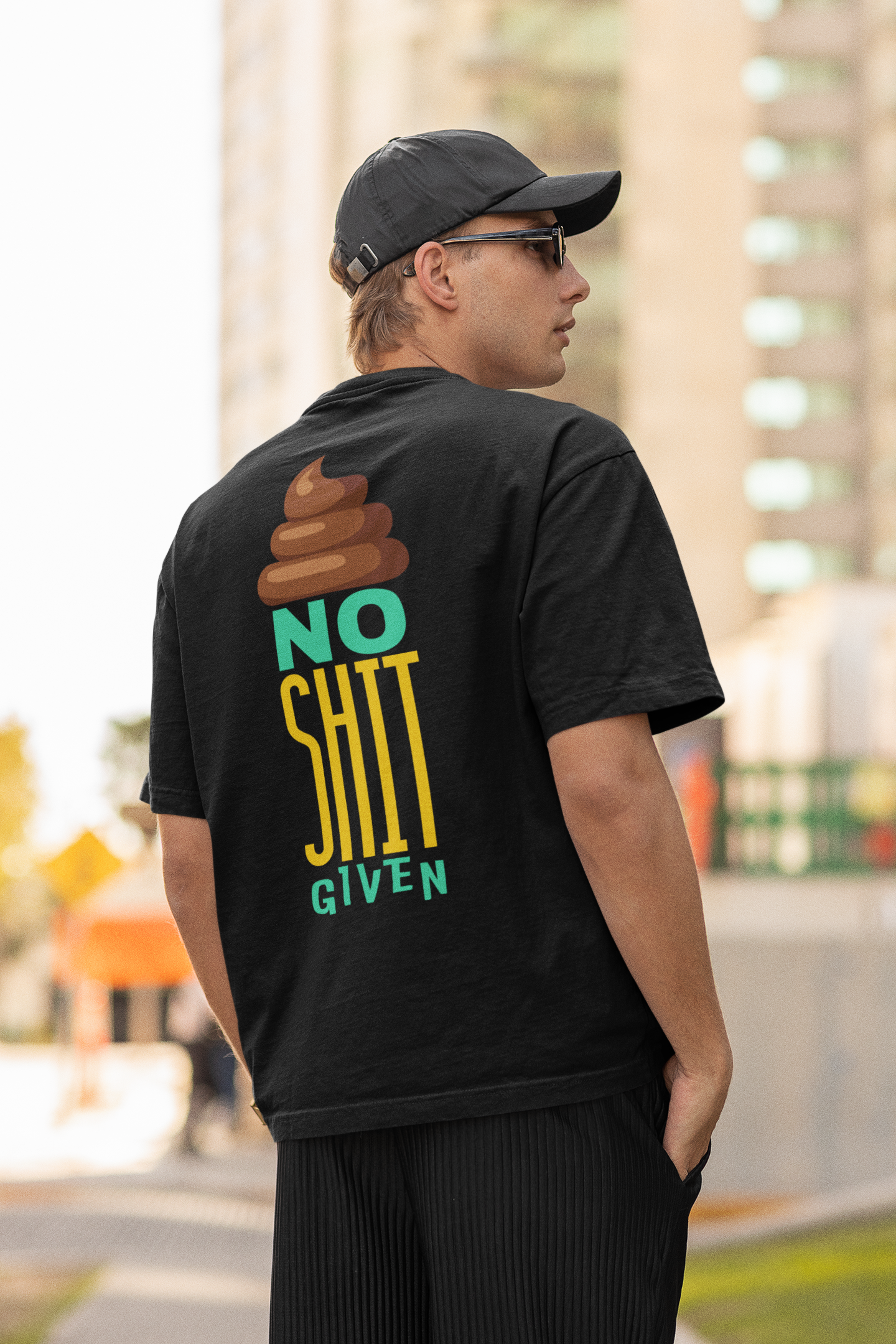 No Shit Given - Oversized Comfort Fit T-Shirt - Sooto