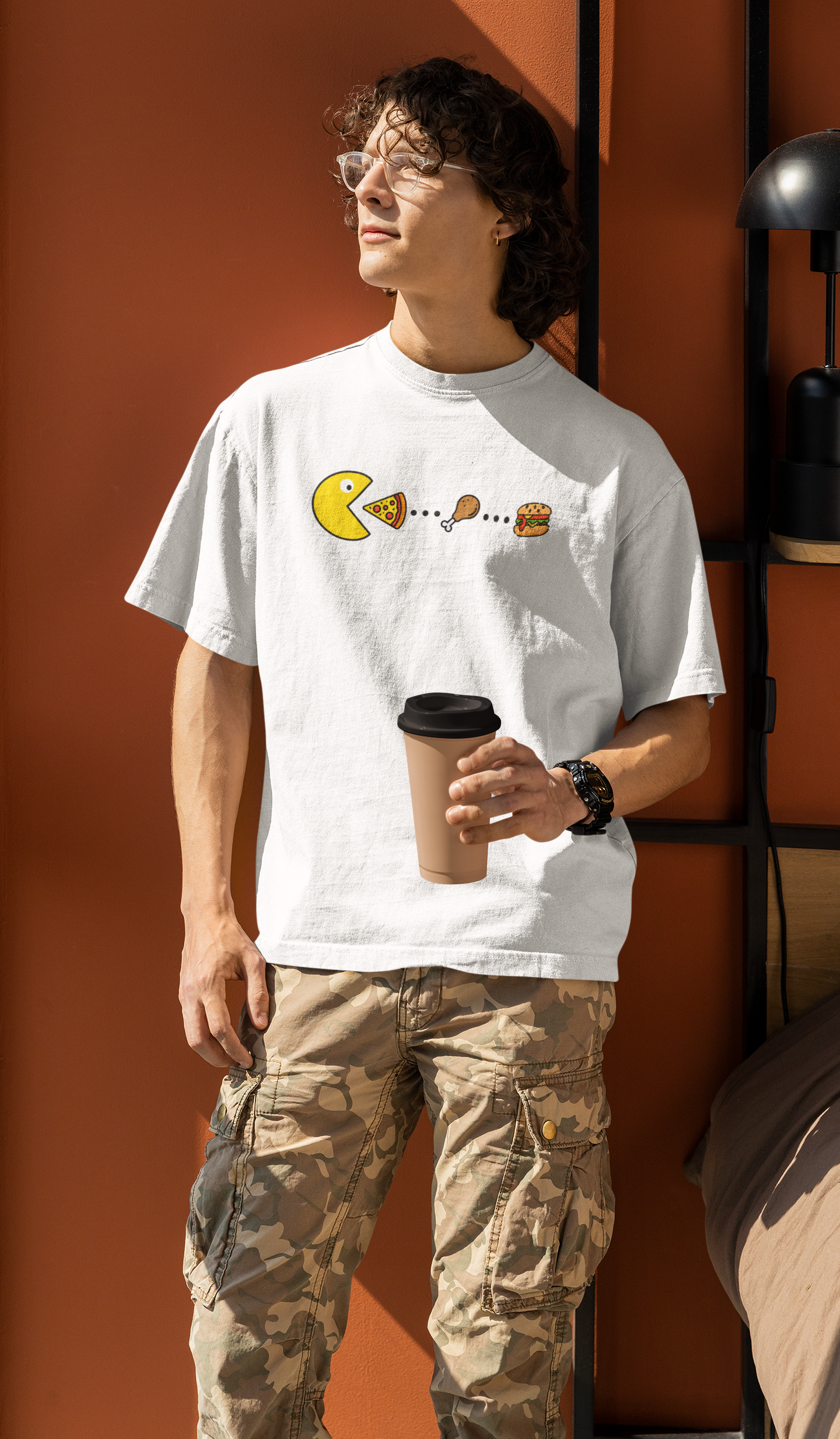 True Foodie - Oversized Printed T-Shirt - Sooto