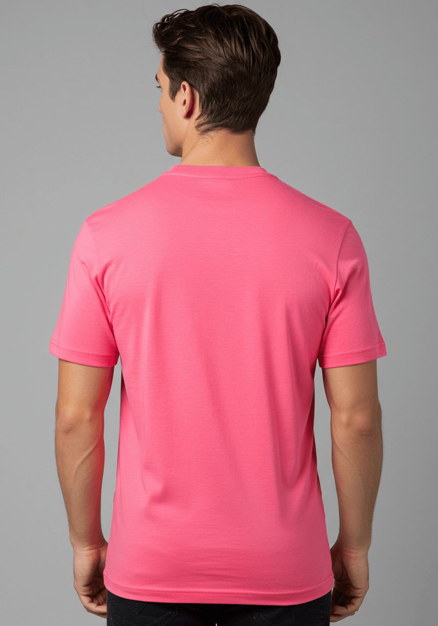 Classic Fit Solid T-Shirt - Flemingo - Sooto