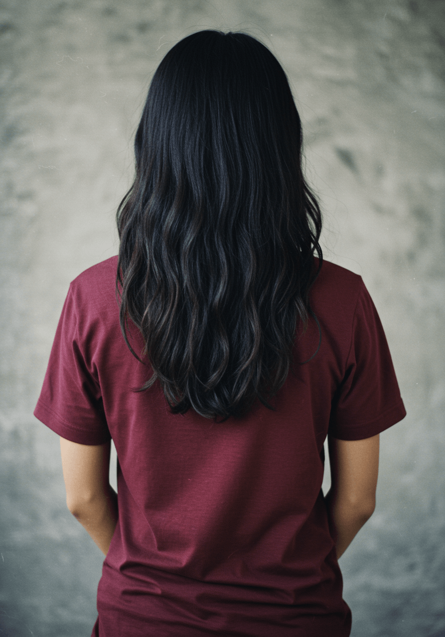 Classic Fit Solid T-Shirt - Maroon - Sooto