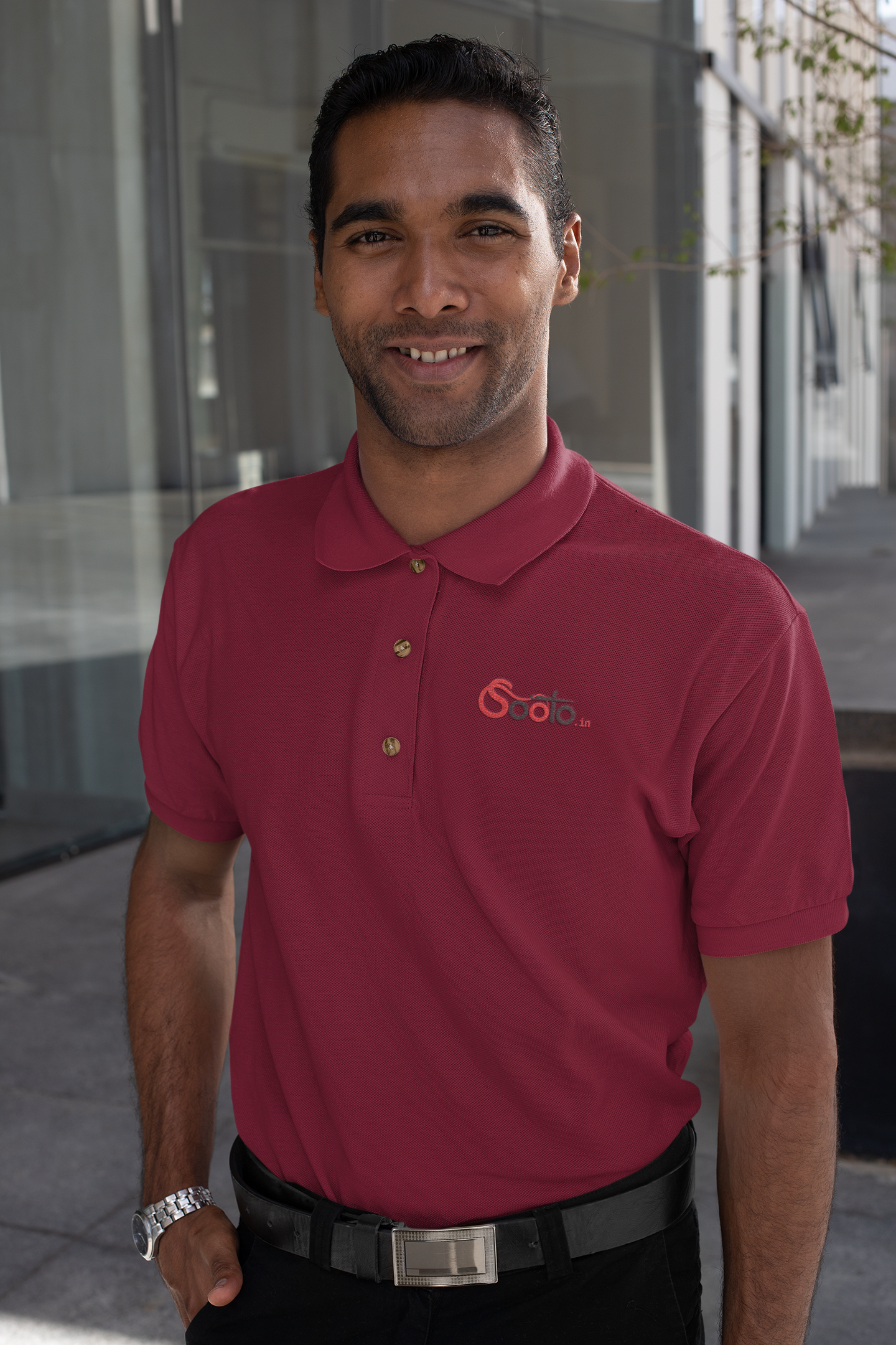 Half Sleaeve Unisex Polo T-Shirt