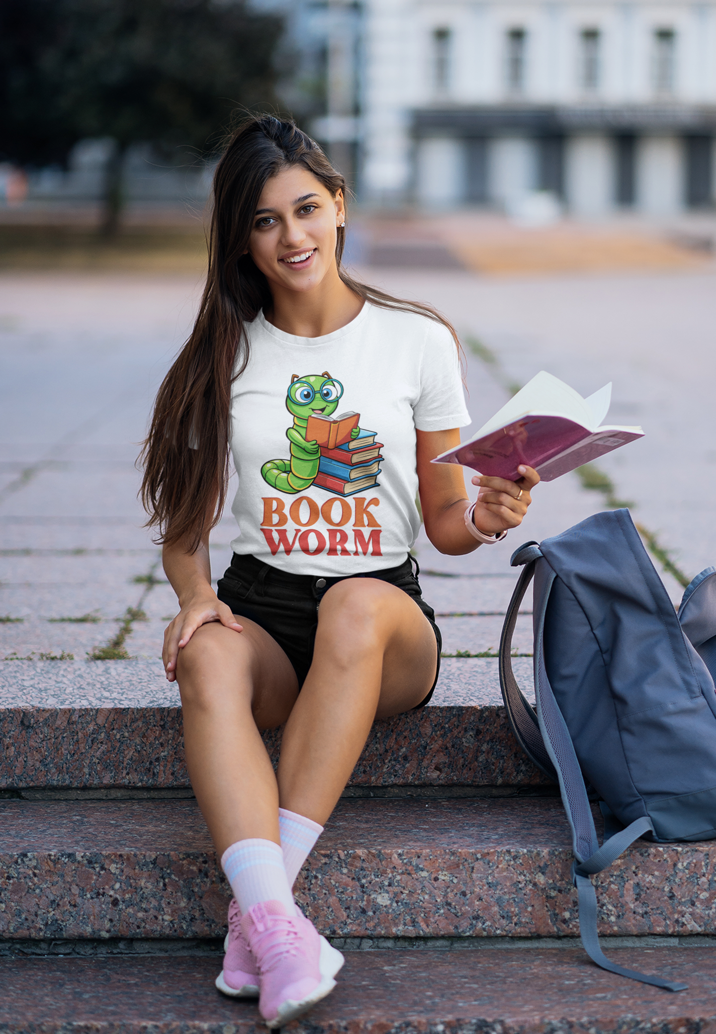 Book Worm - Classic Fit Unisex T-Shirt - Sooto