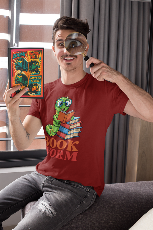 Book Worm - Classic Fit Unisex T-Shirt - Sooto