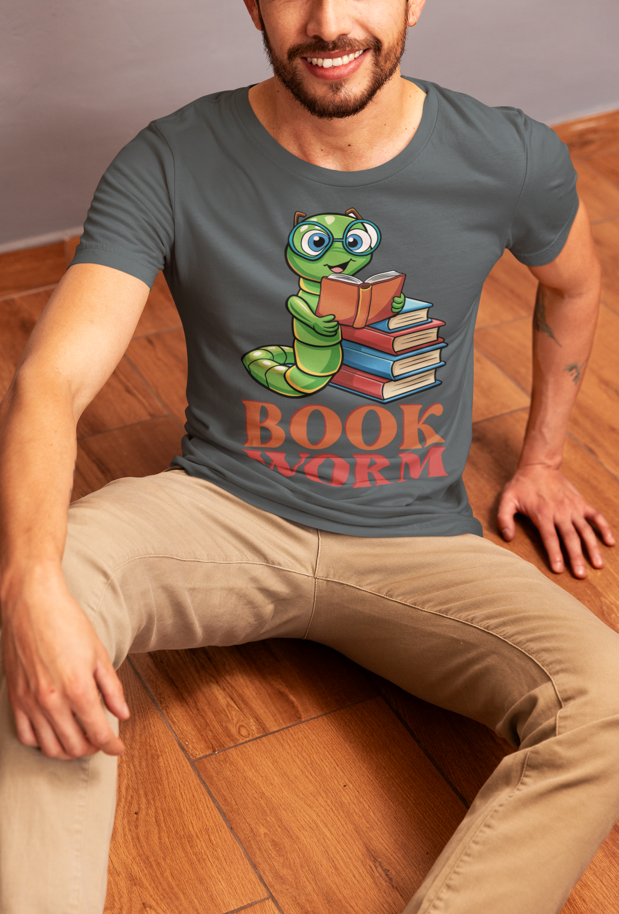 Book Worm - Classic Fit Unisex T-Shirt - Sooto