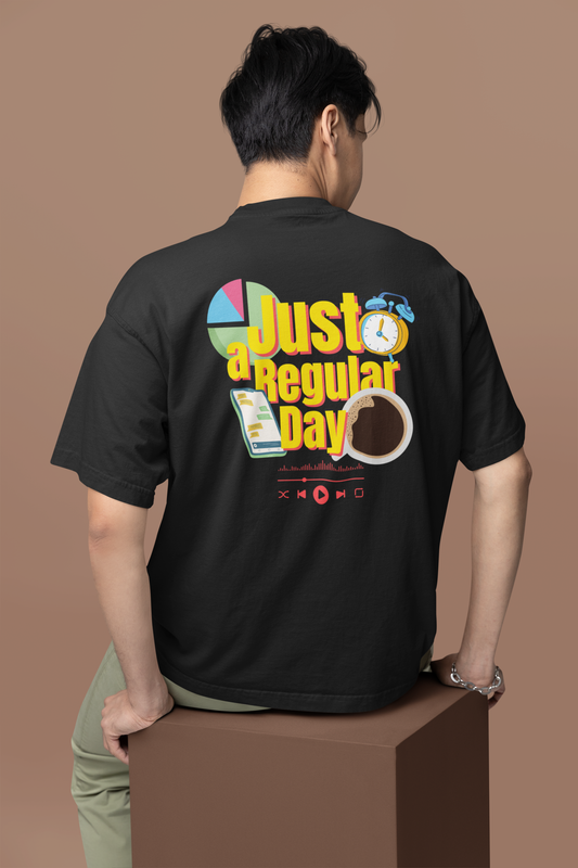 Just A Regular Day - Oversized Comfort Fit T-Shirt - Sooto