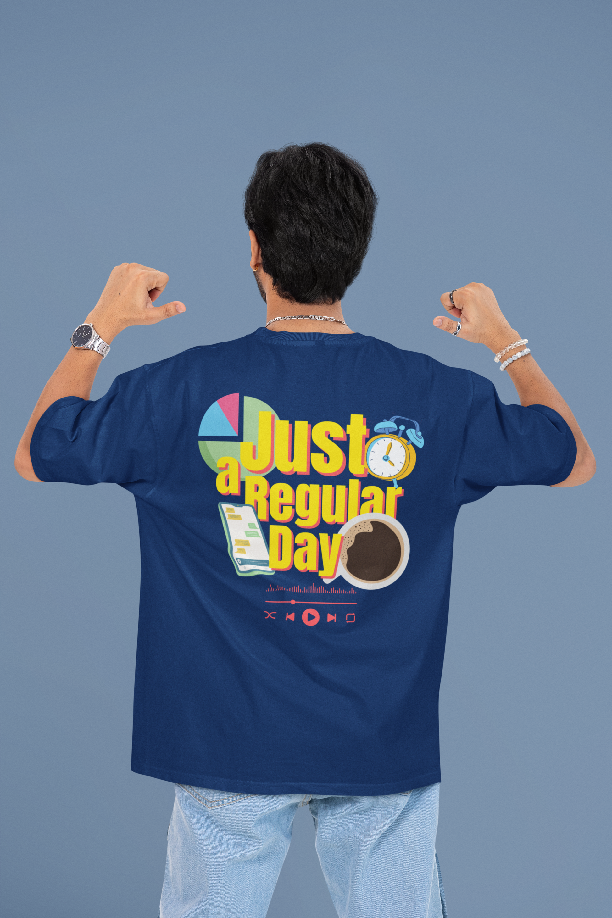 Just A Regular Day - Oversized Comfort Fit T-Shirt - Sooto