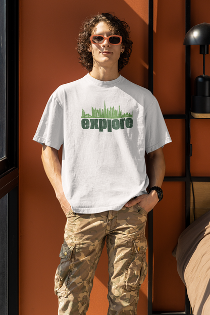 Let's Explore - Oversized Comfort Fit T-Shirt - Sooto