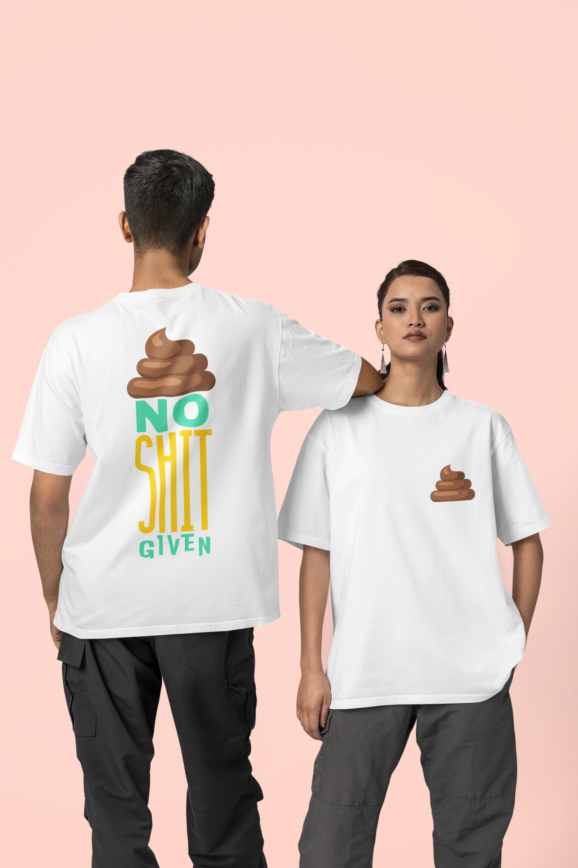 No Shit Given - Oversized Comfort Fit T-Shirt - Sooto