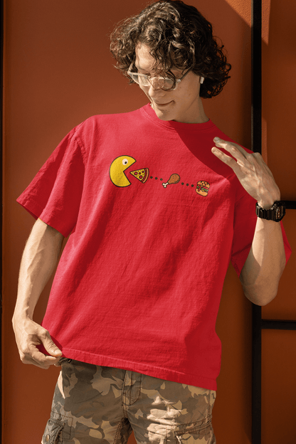 True Foodie - Oversized Printed T-Shirt - Sooto