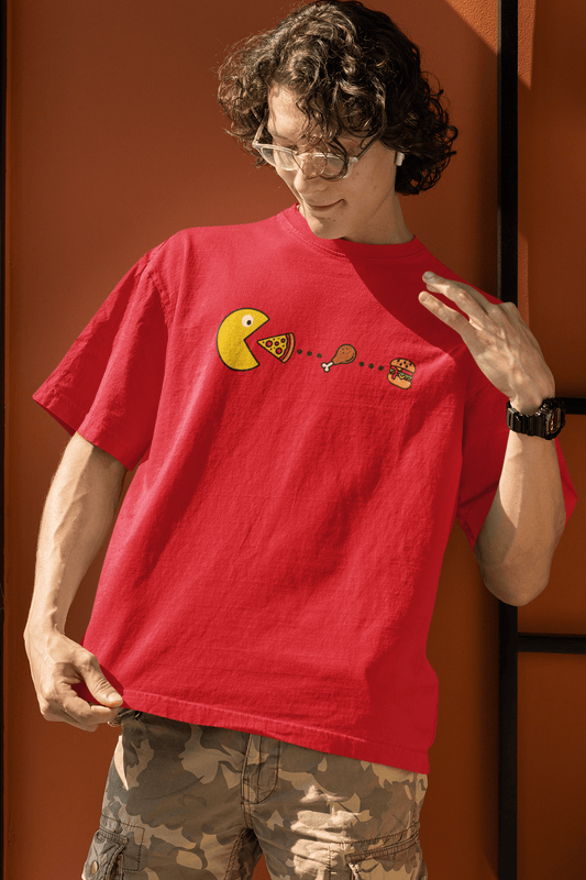 True Foodie - Oversized Printed T-Shirt - Sooto