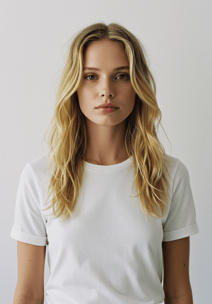 Classic Fit Solid T-Shirt - White - Sooto