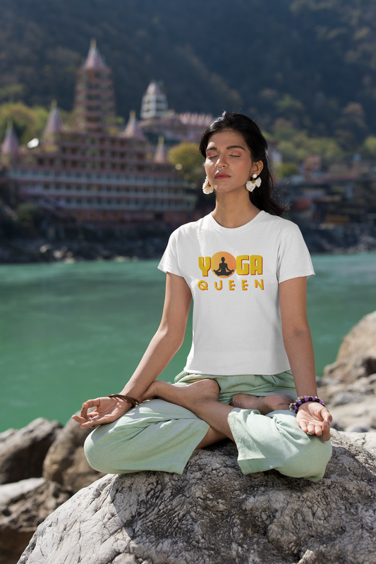 Yoga Queen - Classic Fit Half Sleeve T-Shirt - Sooto