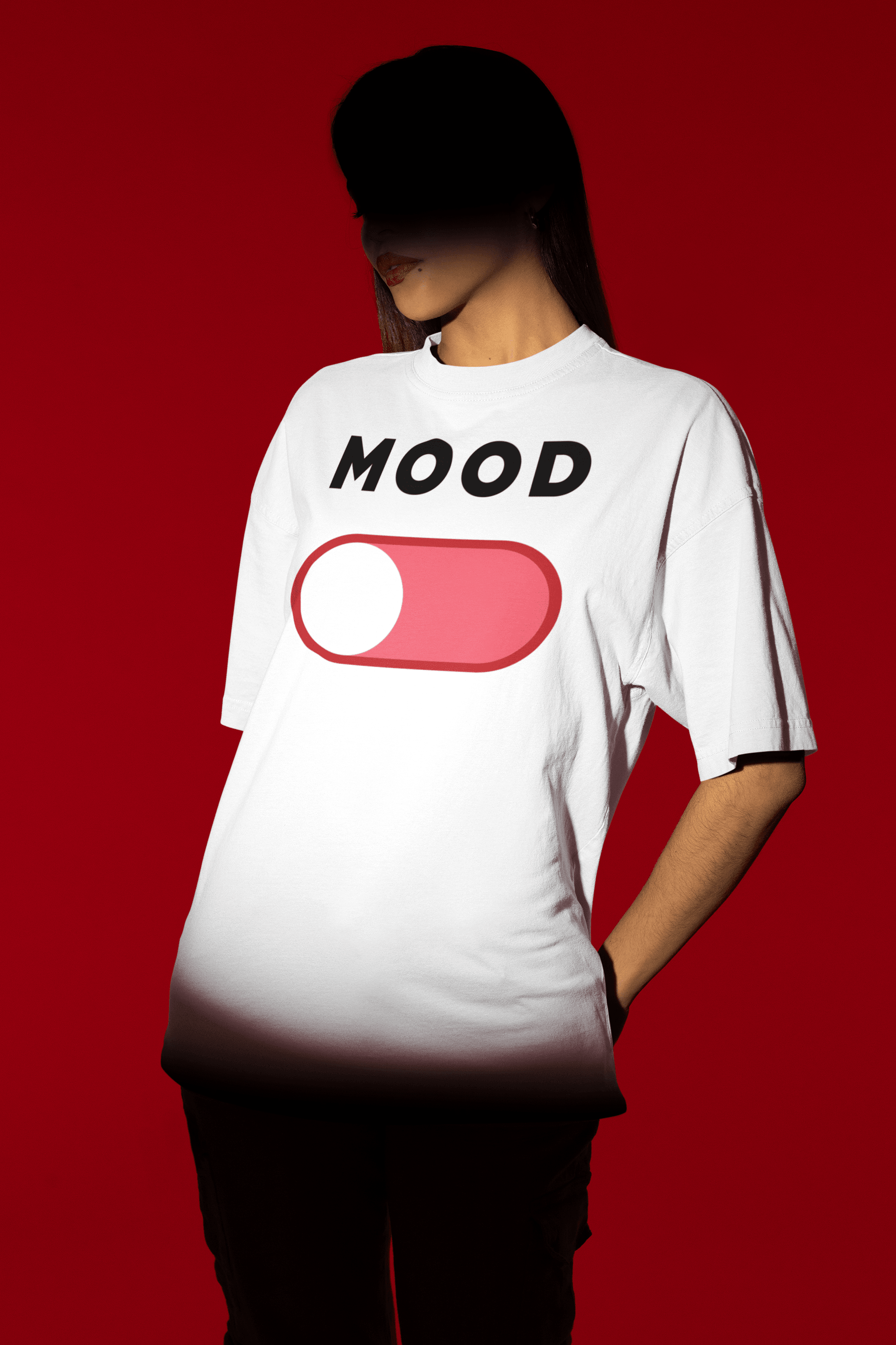 Mood Off Light - Oversized Comfort Fit Unisex T-Shirt - Sooto