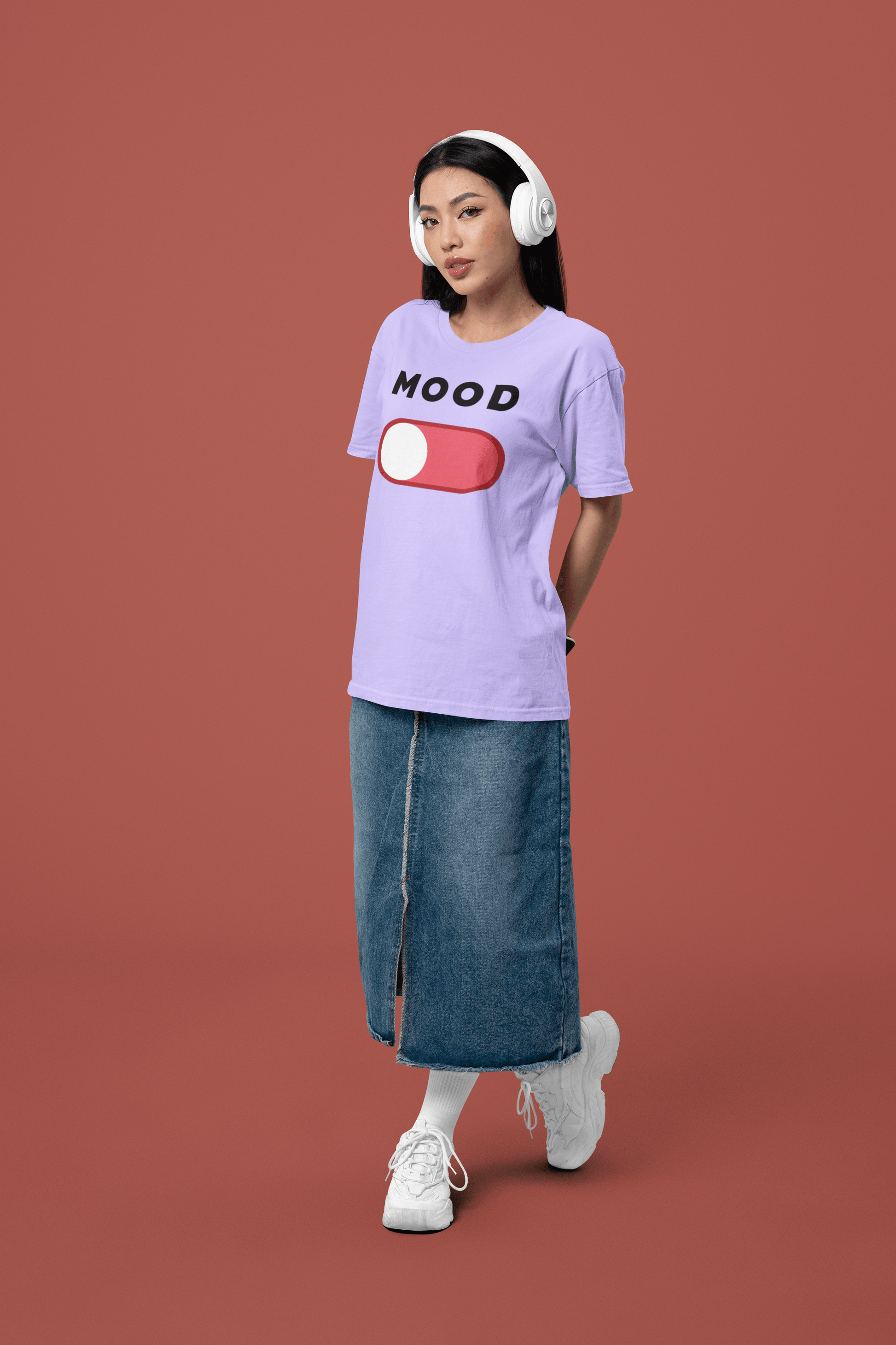 Mood Off Light - Oversized Comfort Fit Unisex T-Shirt - Sooto
