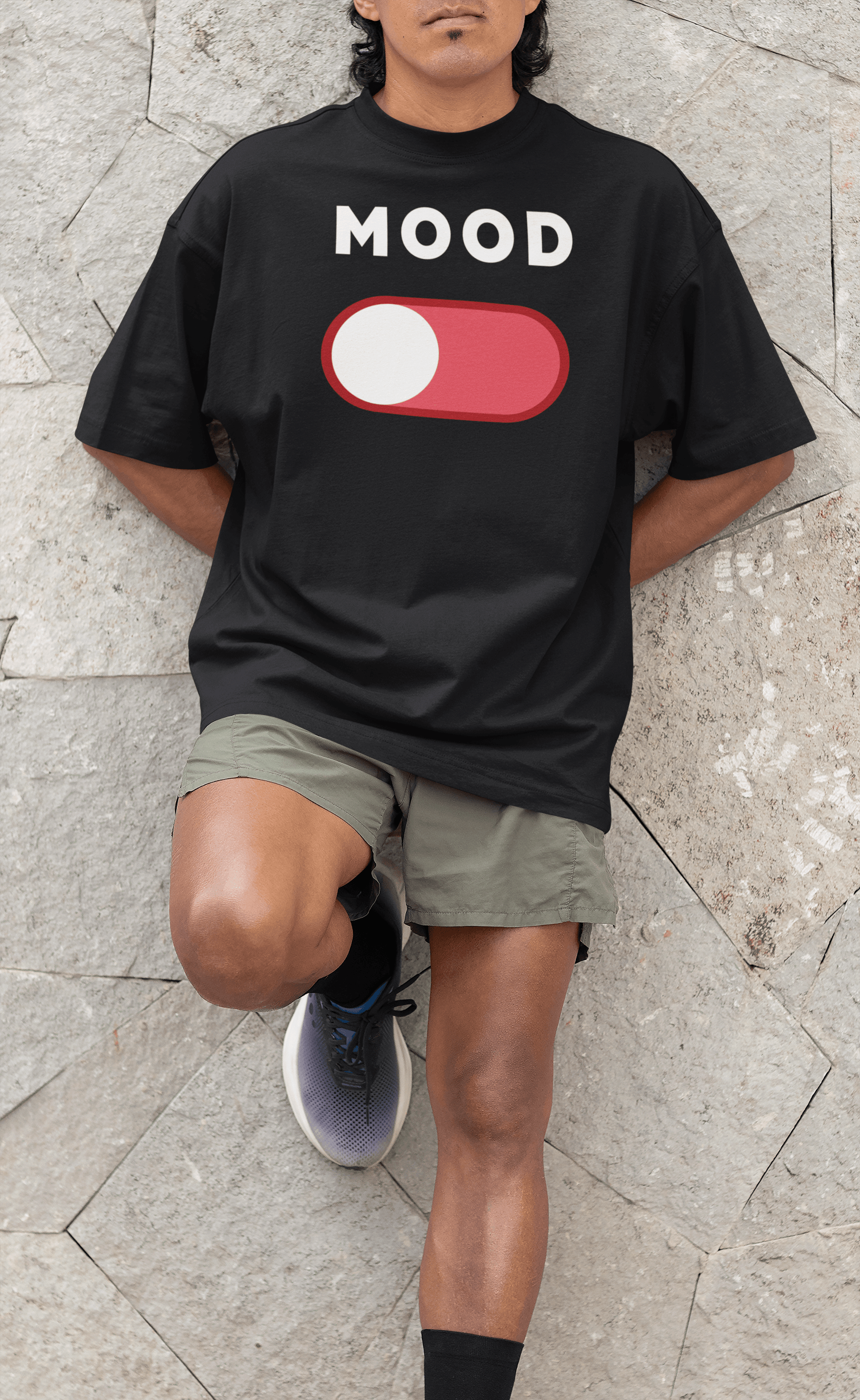 Mood Off - Oversized Comfort Fit T-Shirt - Sooto